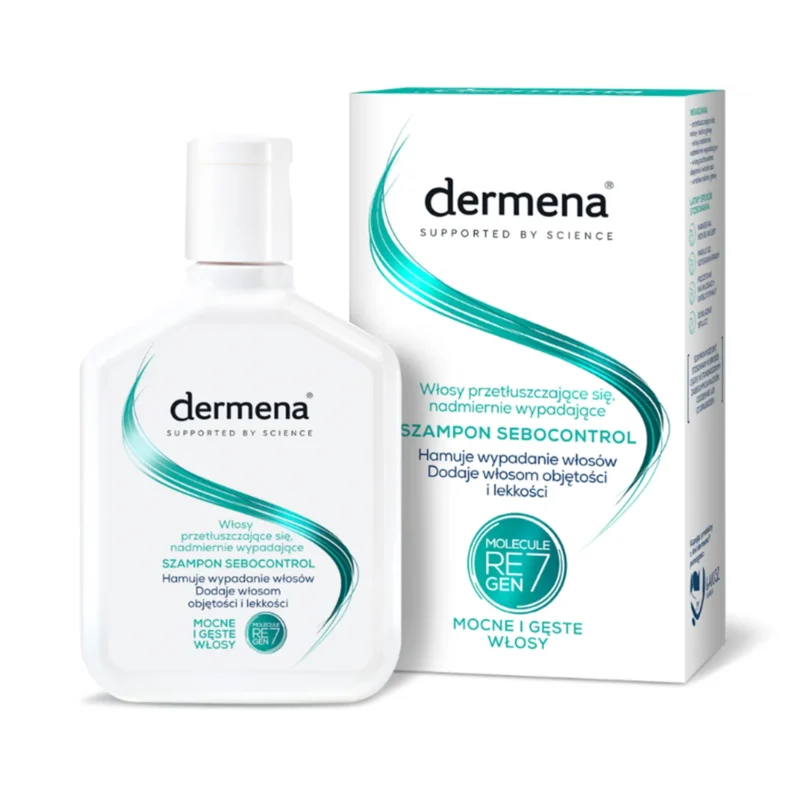 Dermena Sebocontrol Shampoo für fettiges Haar und Haarausfall 200 ml