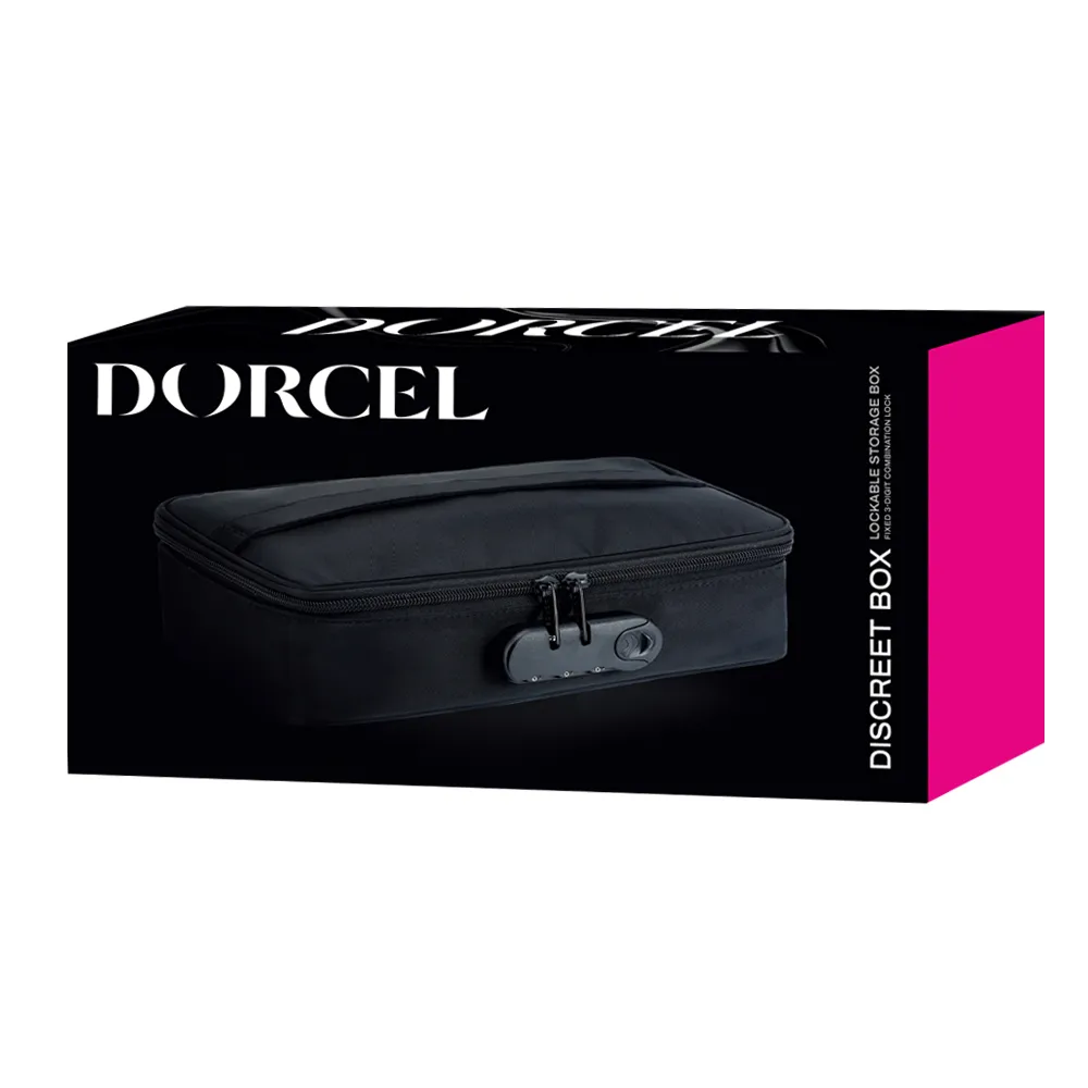 Dorcel Discreet Box diskrete Aufbewahrungsbox für Sexspielzeug mit Zahlenschloss