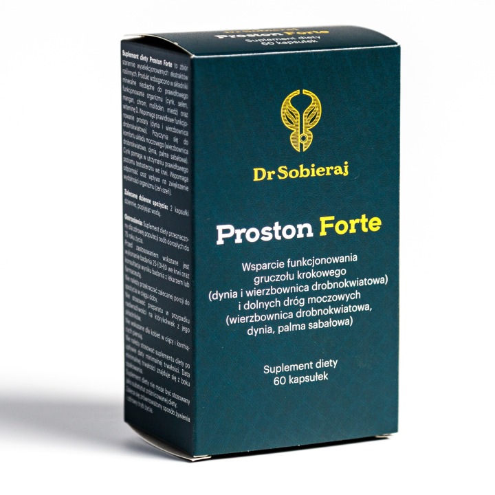 Dr Sobieraj Proston Forte Prostata Kapseln mit Sägepalme, Kürbiskern und Ginseng zur Unterstützung der Prostata und Blase