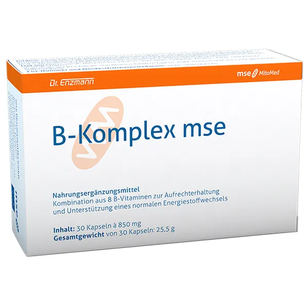 Dr. Enzmann B-Komplex MSE 30 Kapseln Vitamin B Komplex hochdosiert