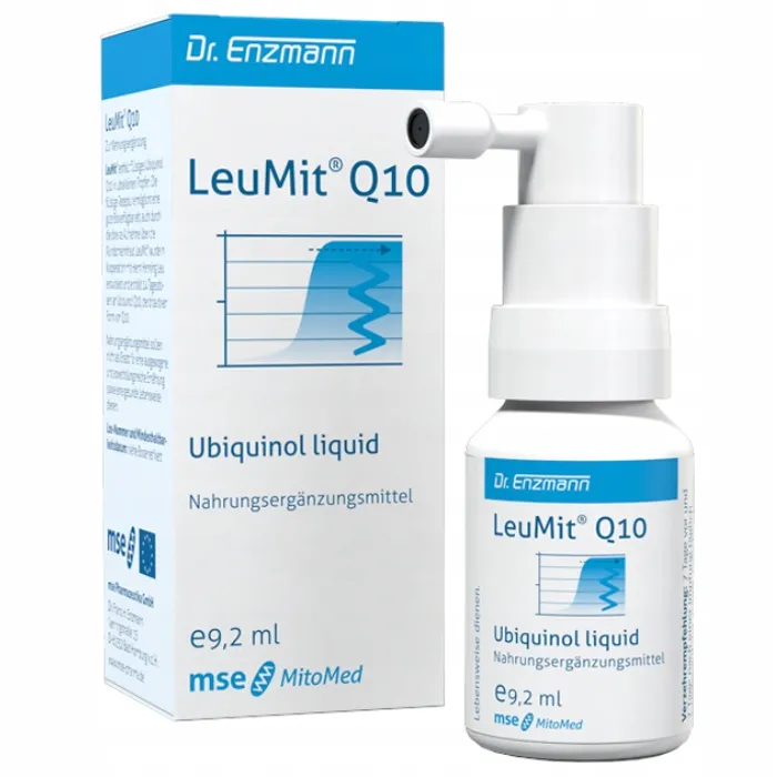 Dr. Enzmann LeuMit Q10 Tropfen 9,2 ml – flüssiges Ubiquinol mit Niacin