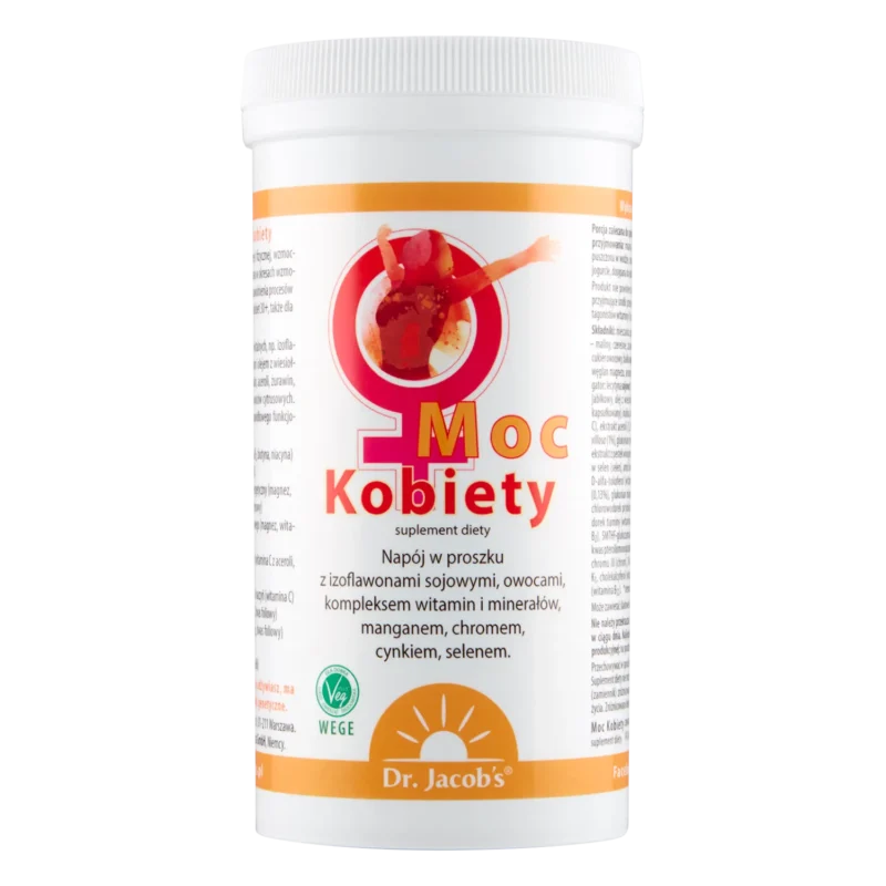 Dr Jacob's Frauenkraft Pulver 333g Nahrungsergänzung mit Isoflavonen Vitaminen und Mineralstoffen für Frauen