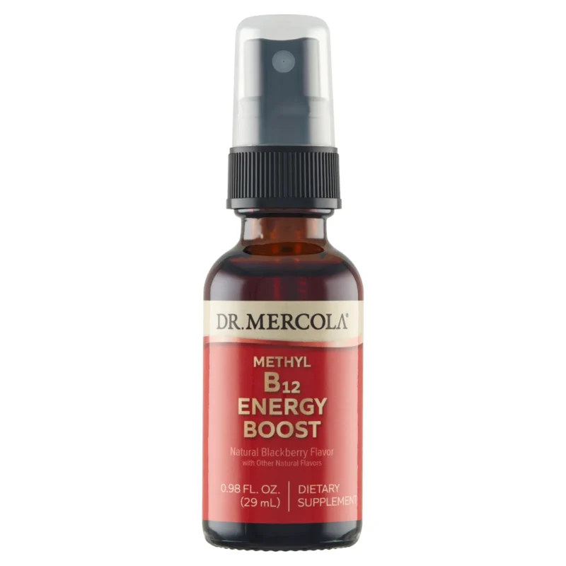Dr. Mercola Methyl B12 Energy Booster Spray 29 ml Brombeergeschmack