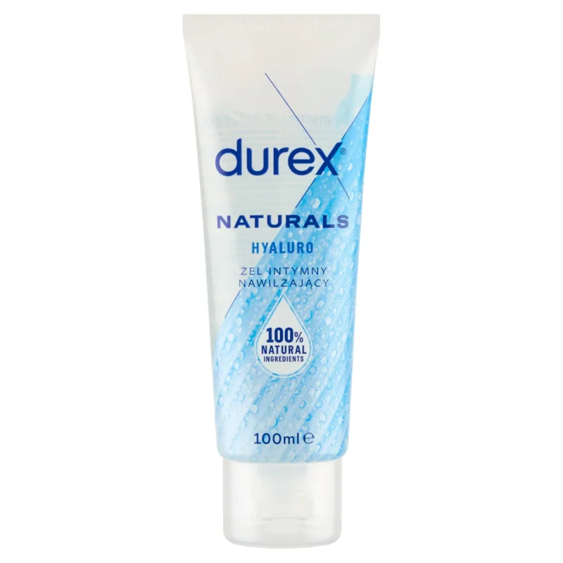 Durex Naturals Hyaluro Gleitgel mit Hyaluronsäure – feuchtigkeitsspendendes Intimgel auf Wasserbasis 100 ml