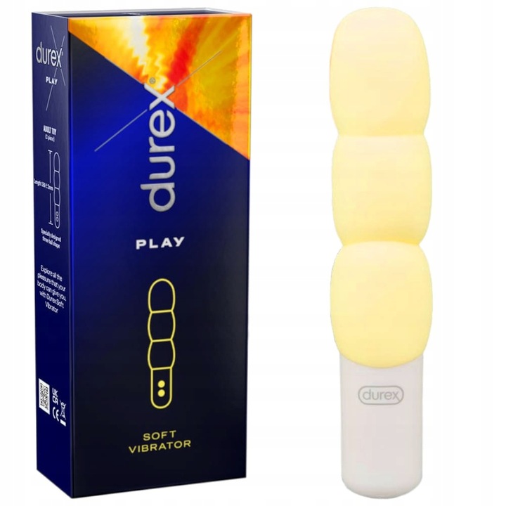 Durex Play Soft Vibrator aus Silikon mit drei Kugeln, wasserdicht und wiederaufladbar