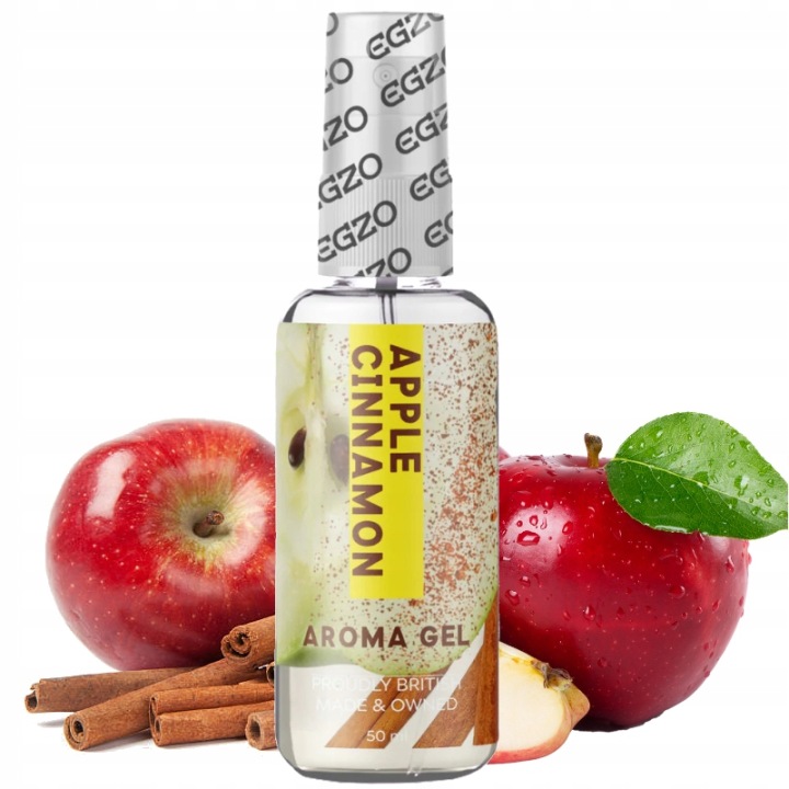 EGZO Oral Apple Cinnamon 50 ml – essbares wasserbasiertes Gleitgel mit Apfel-Zimt-Geschmack für Oralsex