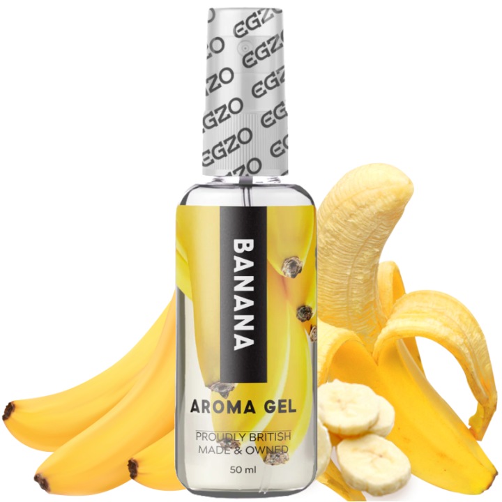 EGZO Oral Banana 50 ml – essbares wasserbasiertes Gleitgel mit Bananengeschmack für Oralsex