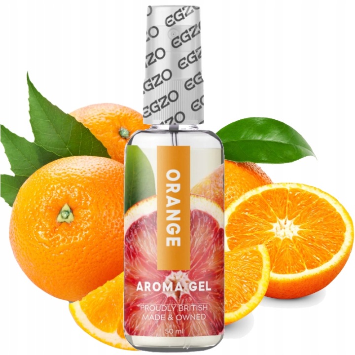 EGZO Oral Orange 50 ml – wasserbasiertes essbares Gleitgel mit Orangengeschmack für Oralsex