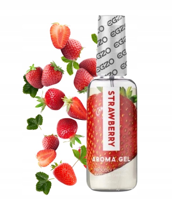 EGZO Oral Strawberry 50 ml – essbares wasserbasiertes Gleitgel mit Erdbeergeschmack für Oralsex