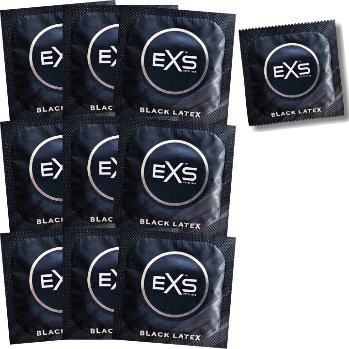 EXS Black Kondome 50 Stück schwarze Latexkondome
