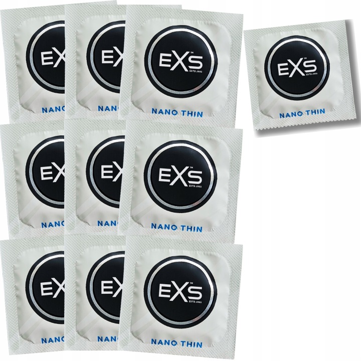 EXS Nano Thin Kondome 50 Stück ultradünne Latexkondome