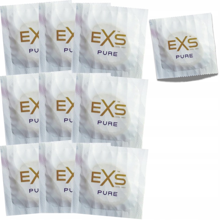 EXS Pure Kondome 50 Stück ultradünne vegane Latexkondome