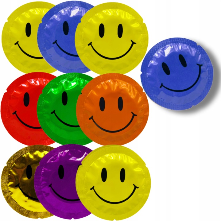EXS Smiley Face Kondome 50 Stück Emoji Latexkondome