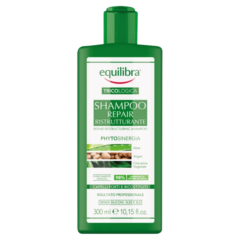 Equilibra Tricologica restrukturierendes Shampoo für brüchiges und strapaziertes Haar 300 ml