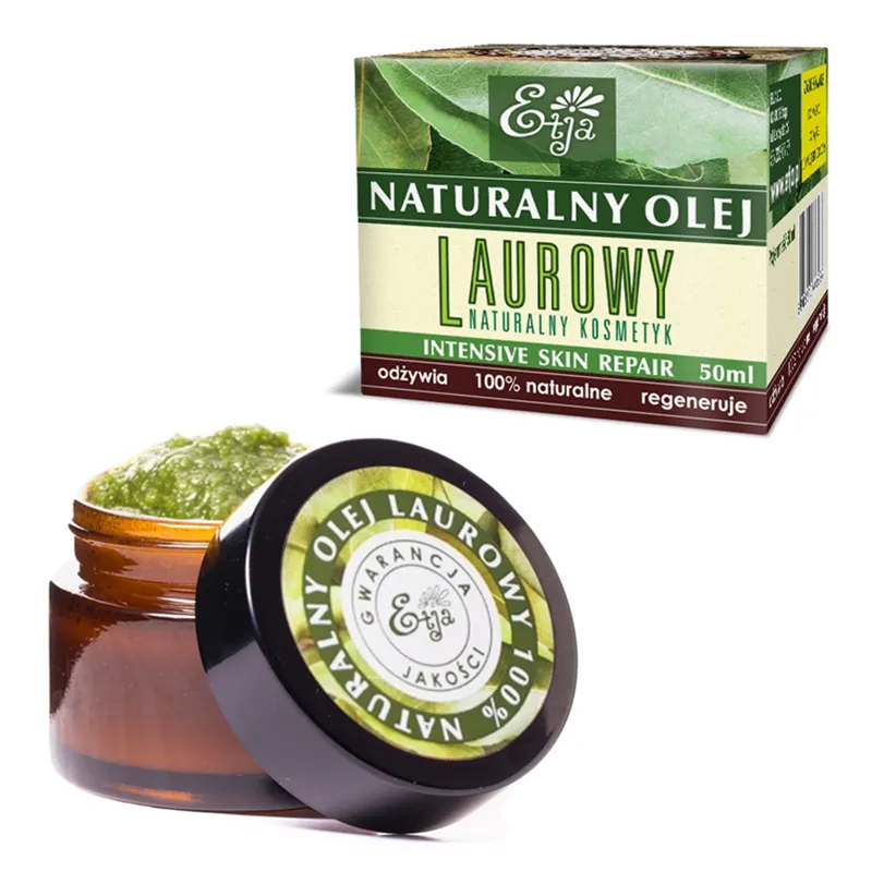 Etja natürliches Lorbeeröl 50 ml – Pflegeöl für Haut, Haare und Kopfhaut