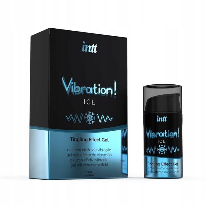 INTT Liquid Vibrator ICE 15 ml kühlendes stimulierendes Gleitgel mit Minzgeschmack