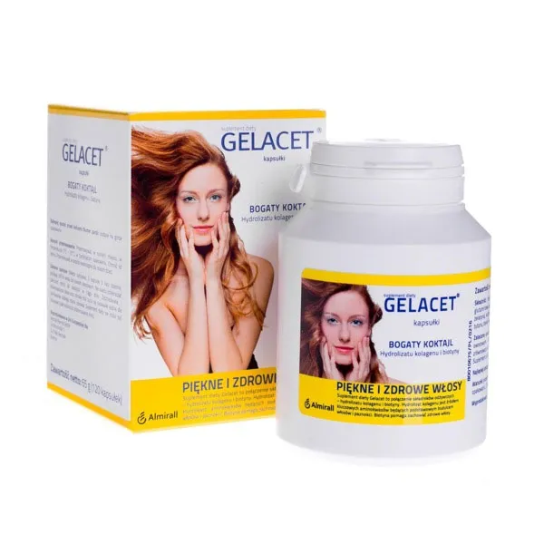 Gelacet Kollagen Kapseln mit Biotin 120 Stück Kollagenhydrolysat Nahrungsergänzung