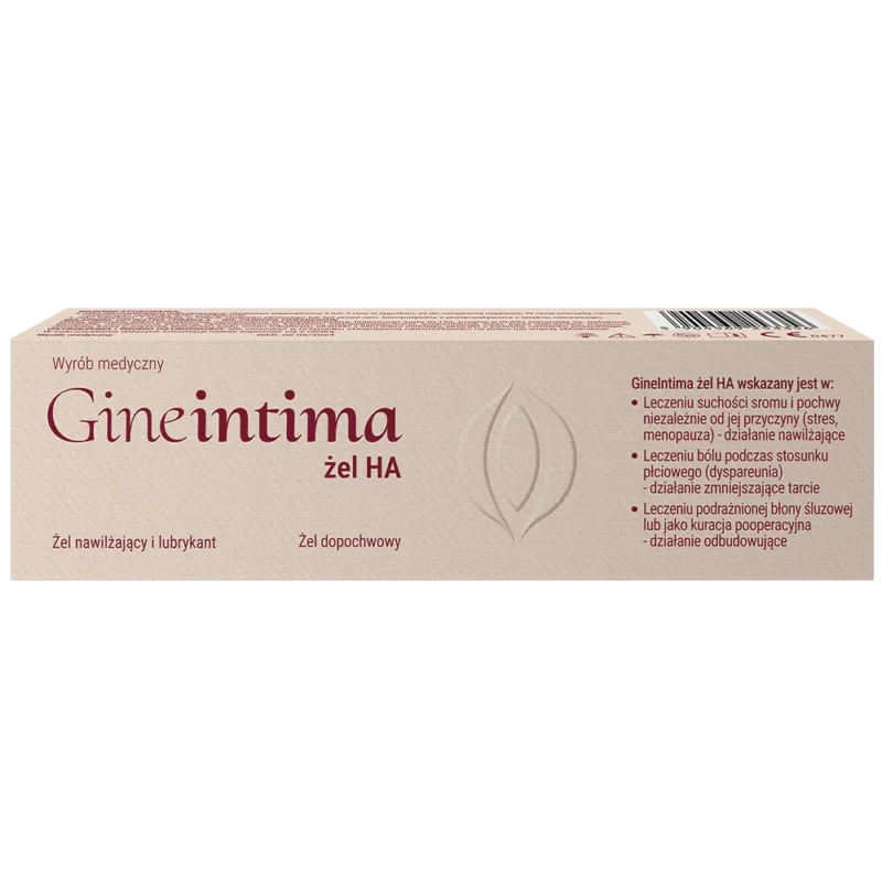 GineIntima HA Vaginalgel 40 ml – Feuchtigkeitsgel mit Hyaluronsäure gegen Scheidentrockenheit