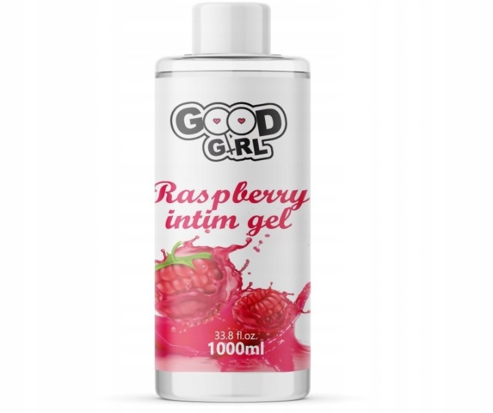 Good Girl Himbeer Gleitgel 1000 ml wasserbasiertes Intimgel mit Himbeerduft