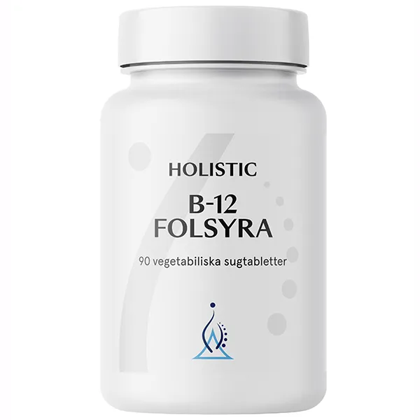 Holistic B-12 Folsäure 90 Lutschtabletten Vitamin B12 hochdosiert