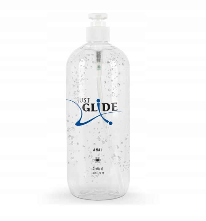 Just Glide Anal Gleitgel 1L wasserbasiertes Analgleitgel geruchsneutral