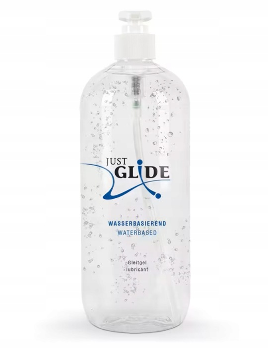 Just Glide Gleitgel auf Wasserbasis 1000 ml veganes Intimgleitgel Made in Germany