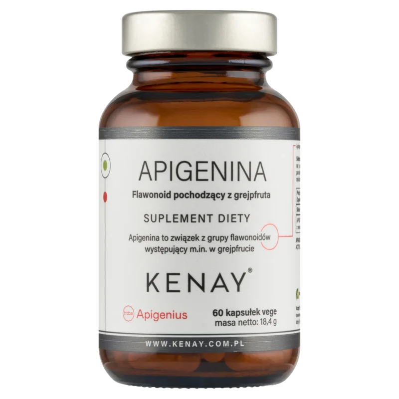 Kenay Apigenin 50 mg 60 vegetarische Kapseln Nahrungsergänzung mit Apigenin aus Grapefruit