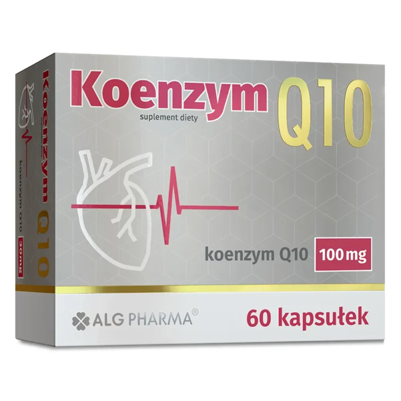 Coenzym Q10 100 mg Kapseln ALG Pharma – Nahrungsergänzungsmittel 60 Kapseln Verpackung