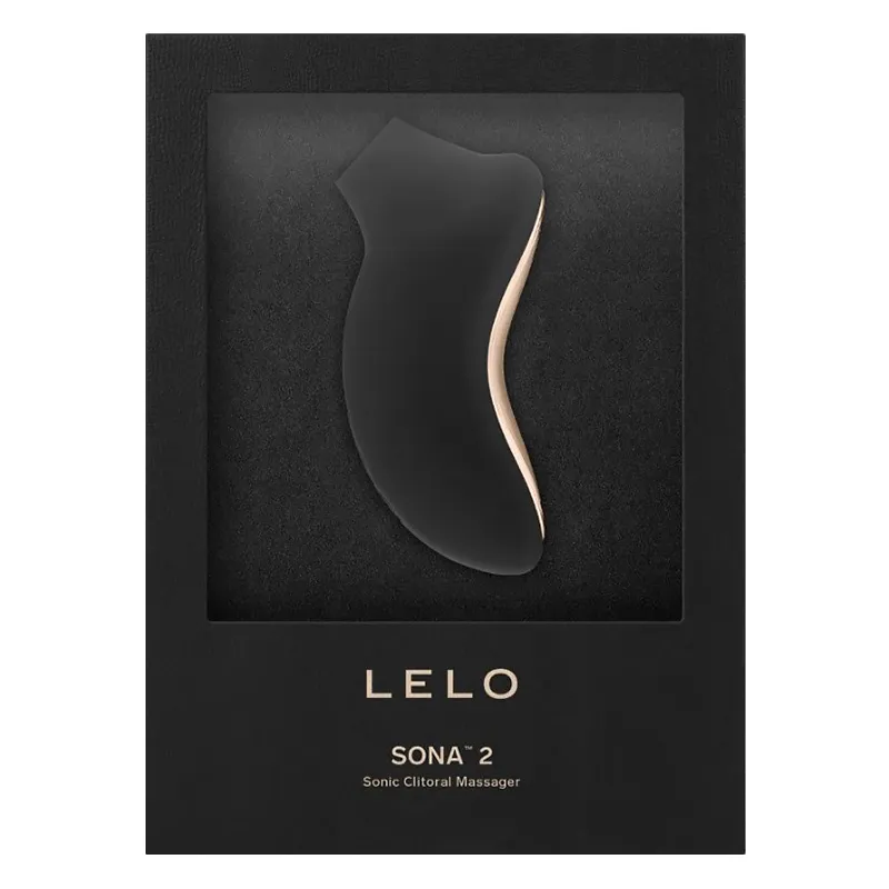 Lelo Sona 2 Black sonischer Klitorisstimulator aus Silikon mit kontaktloser Stimulation