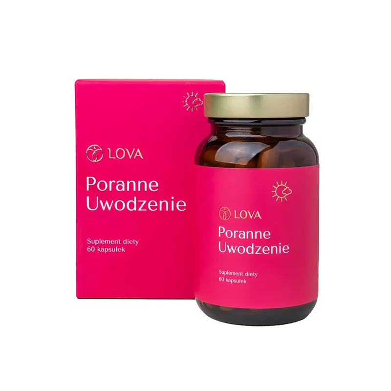 Lova Poranne Uwodzenie Kapseln mit Ginseng und L-Arginin zur Unterstützung von Energie und Libido