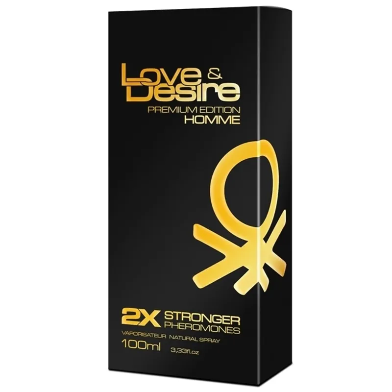Love & Desire Gold Homme Herrenparfüm mit Pheromonen 100 ml frischer maskuliner Duft