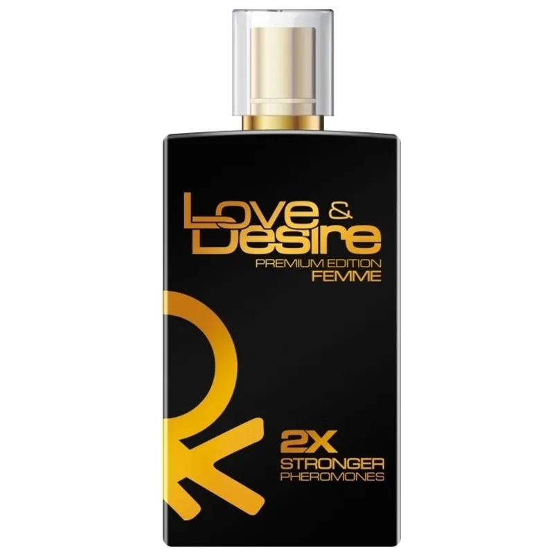Love&Desire Gold Femme Pheromon Parfum für Frauen 100 ml mit fruchtig blumigem Duft