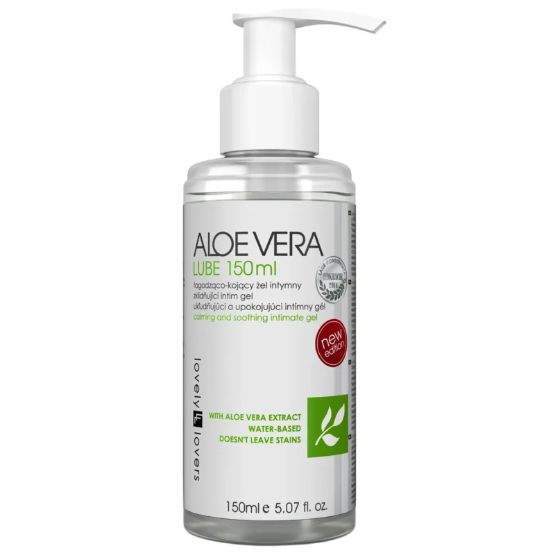 Lovely Lovers Aloe Vera Lube Intimgel 150 ml – wasserbasiertes Gleitgel mit Aloe Vera