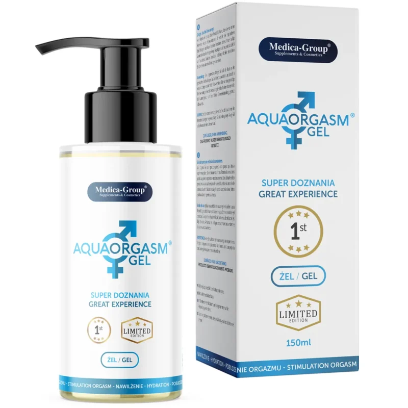 Medica-Group Aqua Orgasm Gel 150 ml – wasserbasiertes Intimgel für Feuchtigkeit und Gleitkomfort