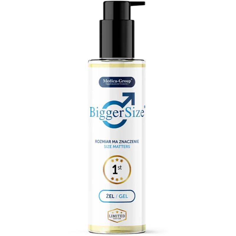 Medica-Group BiggerSize Intimgel für Männer 150 ml – Pflegegel für den männlichen Intimbereich