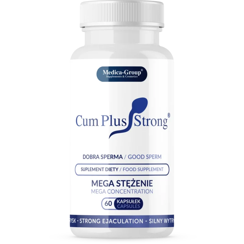 Medica-Group Cum Plus Strong Kapseln mit Maca, Ginseng, Tribulus und L-Arginin – Nahrungsergänzung für Männer, 60 Kapseln
