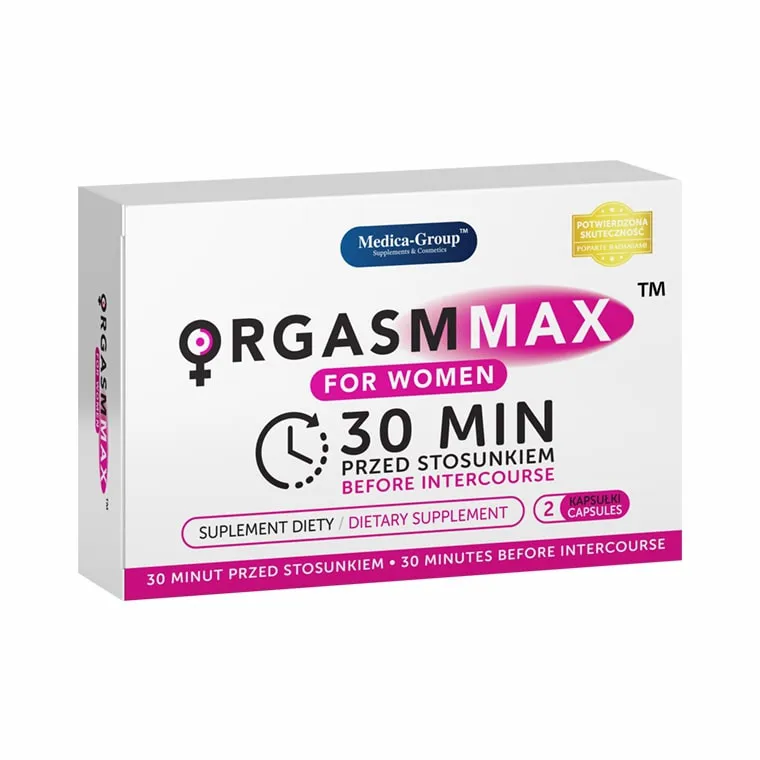 Orgasm Max for Women Kapseln mit Maca, Ginseng und Koffein zur Unterstützung der weiblichen Libido