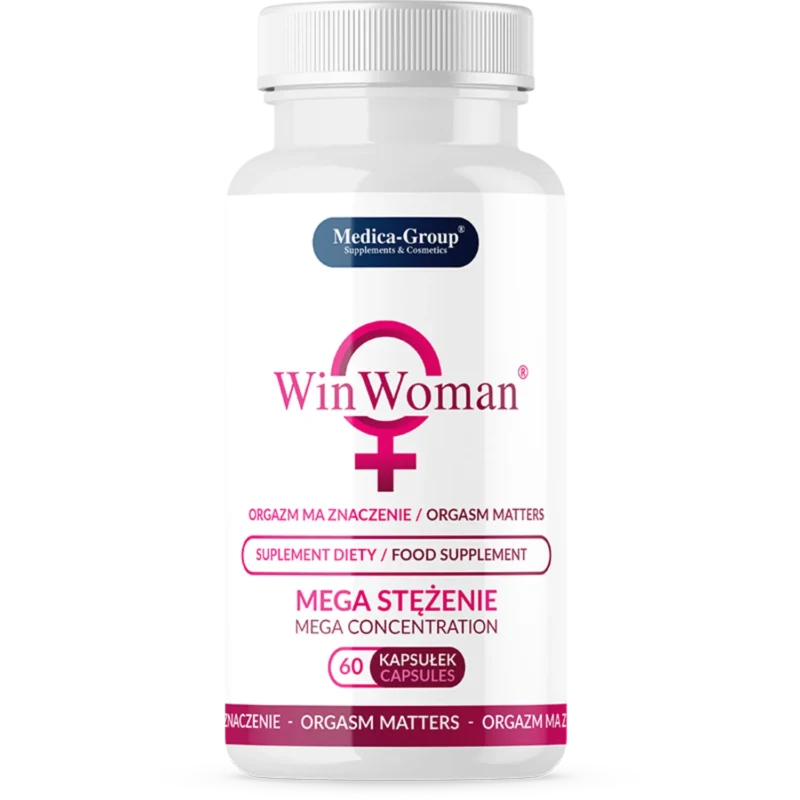 Medica-Group WinWoman Kapseln für Frauen mit Maca, Tribulus und sibirischem Ginseng zur Unterstützung der Libido