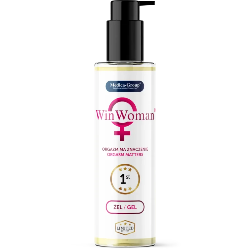 WinWoman Orgasmusgel für Frauen von Medica-Group – stimulierendes Intimgel mit Pflanzenextrakten, 150 ml