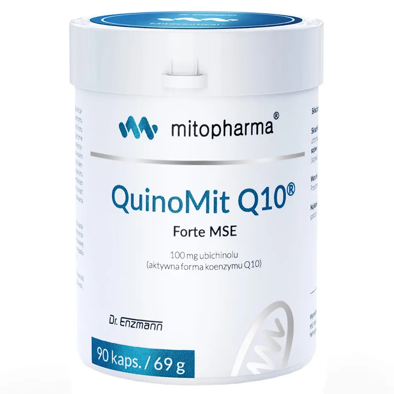 Mito-Pharma QuinoMit Q10 Forte Ubiquinol 100 mg 90 Kapseln – Coenzym Q10 Supplement