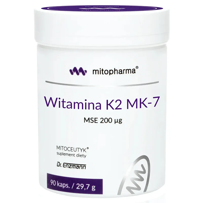 Mito-Pharma Vitamin K2 MK7 200 µg 90 Kapseln ohne Soja hochdosiert