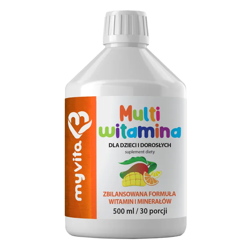 MyVita Multivitamin Liquid 500 ml für Kinder und Erwachsene flüssige Vitamine
