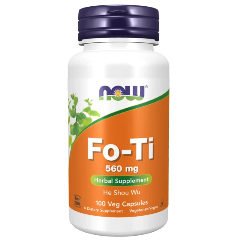 NOW Foods Fo-Ti 560 mg Kapseln Polygonum multiflorum Nahrungsergänzung
