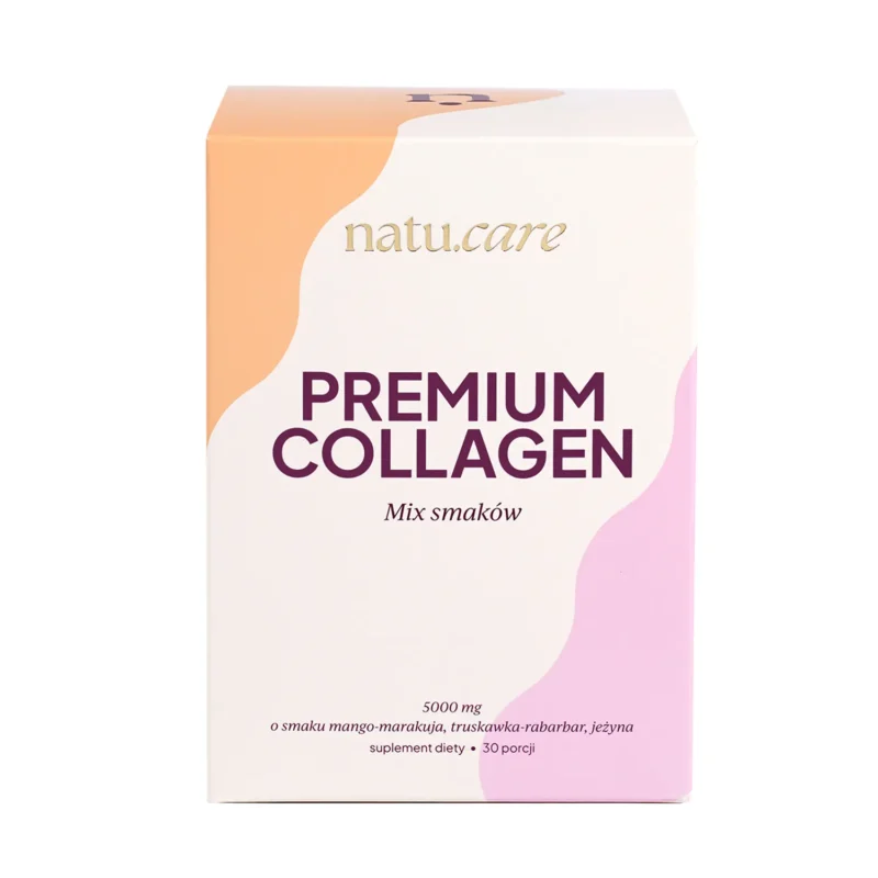 Natu.Care Premium Kollagen 5000 mg Beutel Mix mit Fischkollagen und Hyaluronsäure für Haut Haare und Nägel