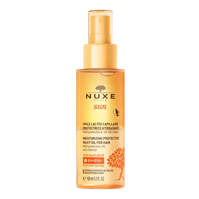 Nuxe Sun Haaröl 100 ml – schützt Haare vor Sonne, Salz und Chlor und spendet Feuchtigkeit