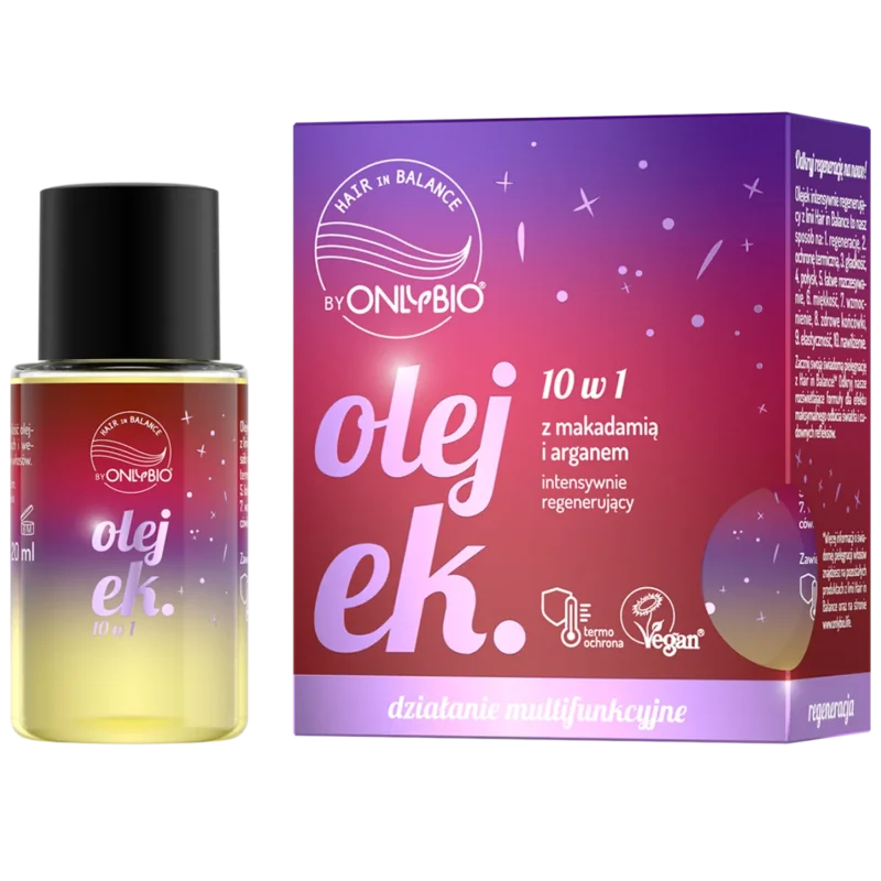 OnlyBio Hair in Balance Haaröl 10in1 20 ml regenerierendes Öl für geschädigtes Haar