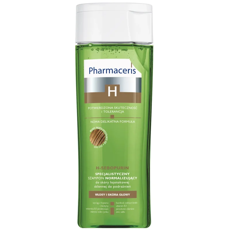 Pharmaceris H Sebopurin Shampoo für fettige und empfindliche Kopfhaut gegen Schuppen