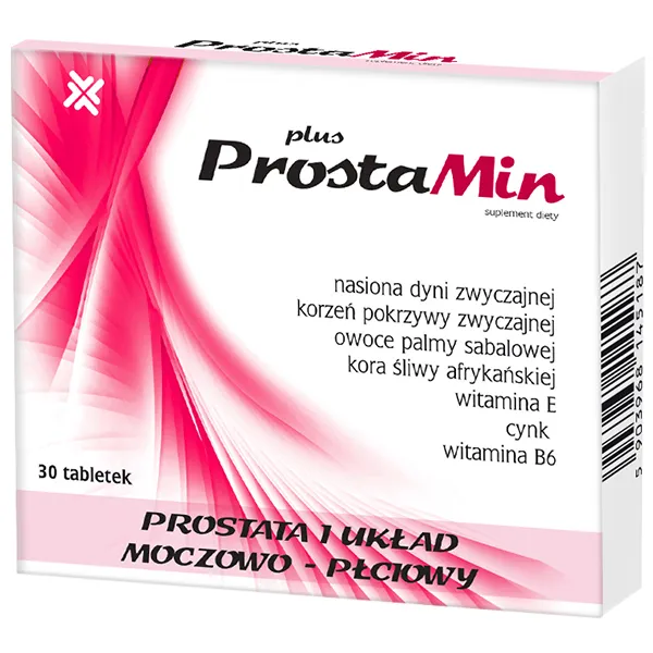 Prostamin Plus 30 Tabletten Nahrungsergänzung zur Unterstützung der Prostata mit Sägepalme, Brennnessel und Kürbiskern