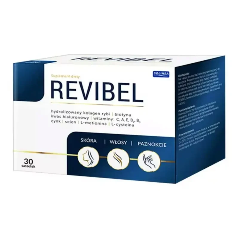 Revibel Kollagen Pulver 30 Beutel mit Biotin Zink und Vitamin C