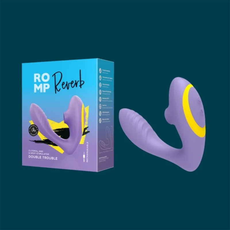 ROMP Reverb Rabbit Vibrator lilac mit Luftdruck Klitorisstimulator und G Punkt Vibration